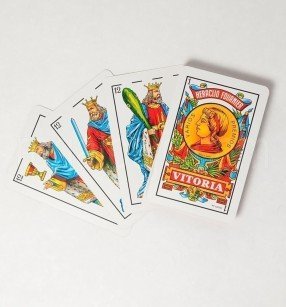 Spanish deck of 50 cards Fournier with cellophane