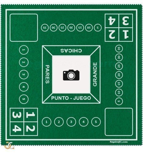 Mus mat customisable in the centre with mus scoring layout