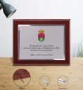 Personalised budget commemorative plaque for town councils