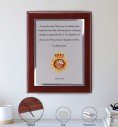 Budget Personalised Commemorative Plaque on Wood  Affordable Memorial Plaques