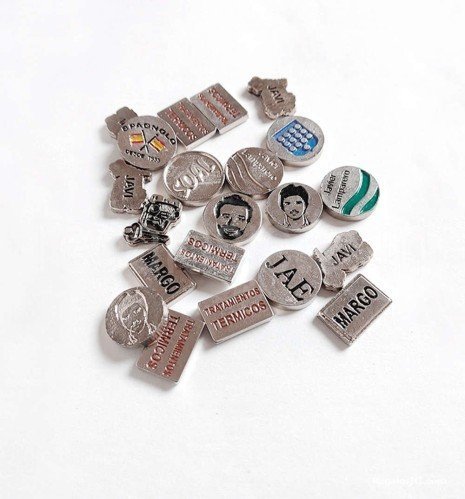 Detalle de amarraco fundido a mano