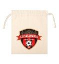 eco-friendly natural cotton packaging bag with logo