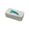 Custom Rectangular Silver Metal Box | 19 x 10 x 5 cm
