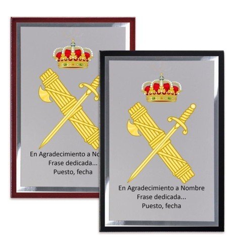Metopa sobremesa Cuña de la Guardia Civil
