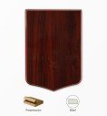 Madera recta para metopas en color caoba disponible en varias medidas