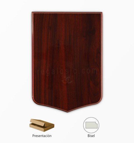 Madera recta para metopas en color caoba disponible en varias medidas