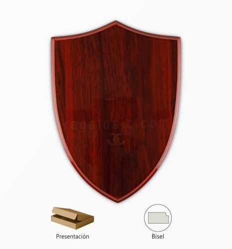 Madera corazón para metopa en color caoba brillo