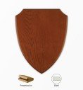 Escudo de madera para metopas en color roble avellana