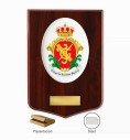 Metopas del Colegio de Guardias Jóvenes Duque de Ahumada de la Guardia Civil, con placa y caja presentación.