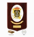 Metopa del Grupo de Acción Rápida, escudo GAR de la Guardia Civil