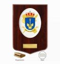 Metopa Servicio Marítimo, escudo SEMAR de la Guardia Civil con placa y estuche kraft