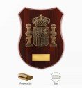 Metopa Escudo Real Bandera Constitucional con Placa y Estuche