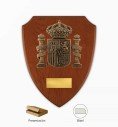 Metopa Escudo Real Bandera Constitucional con Placa y Estuche