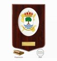 Guardia Civil Nature Protection Service (SEPRONA) crest plaque with plate and presentation box