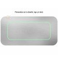 detail of aluminium gift box lid with DTF UV print