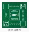 50 x 50 cm green mus mat