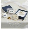Cajera pin Redondo Personalizable