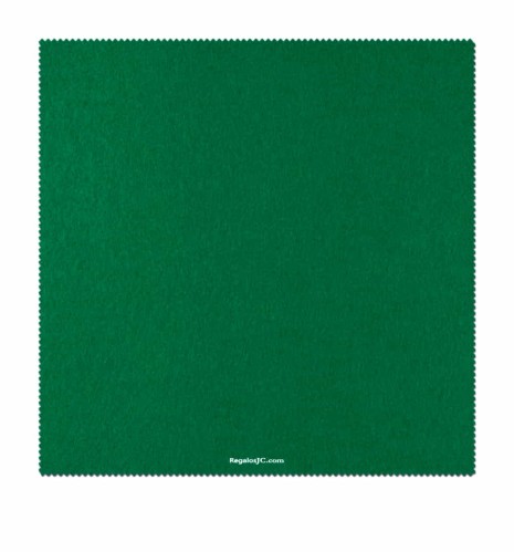 Tapete para juegos de mesa de 50x50 cm de fieltro verde