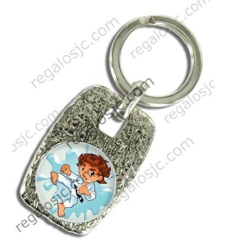 Llaveros personalizables con motivo deportivo-Judo