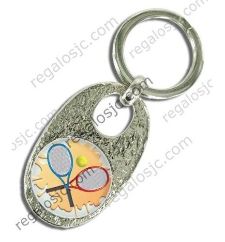 Llaveros personalizables con motivo deportivo-Tenis