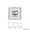 Square pin customizer template showing the available sizes