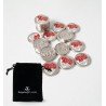 Set of 20 love mus counters, a Valentine's gift