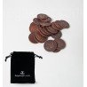 Set of 20 Fournier coin mus counters