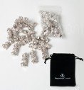 Set of 20 owl-shaped mus counters
