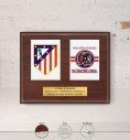 Personalised Commemorative Plaque for Coaches (Porcelain on Wood)